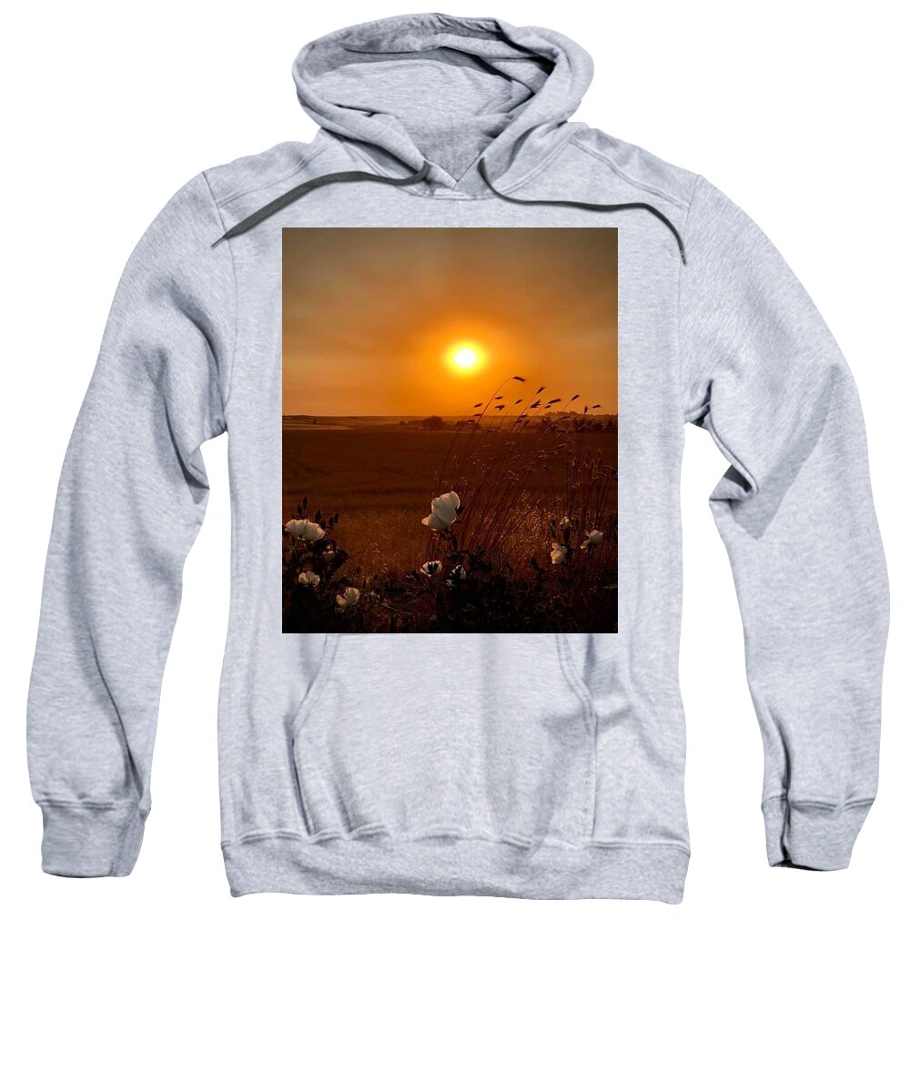 Iphonography Sweatshirt featuring the photograph iPhonography Sunset 1 by Julie Powell