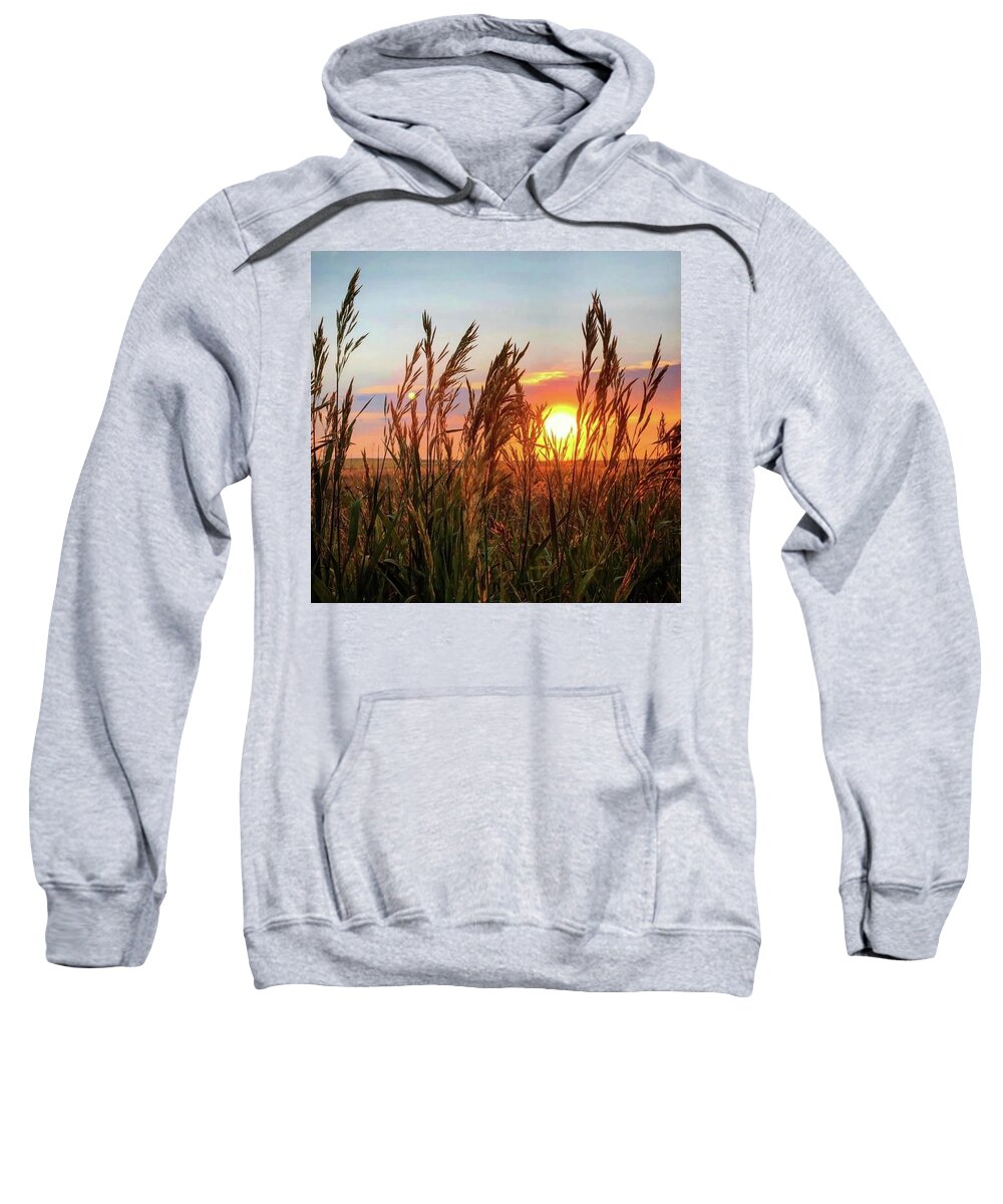 Iphonography Sweatshirt featuring the photograph Iphonography Sunset 5 by Julie Powell