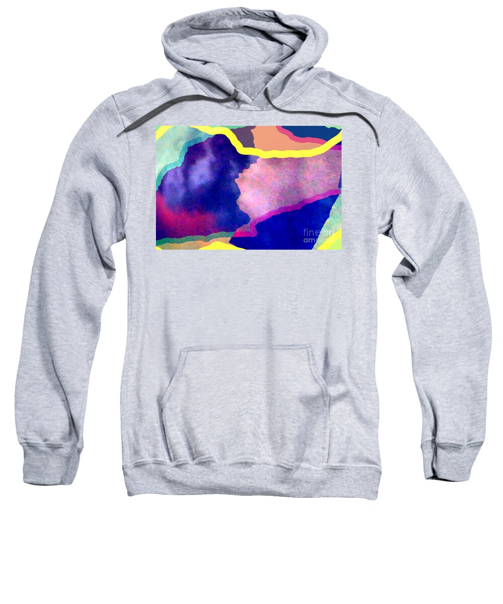 Contemporary Art Sweatshirt featuring the digital art It Continues by Jeremiah Ray