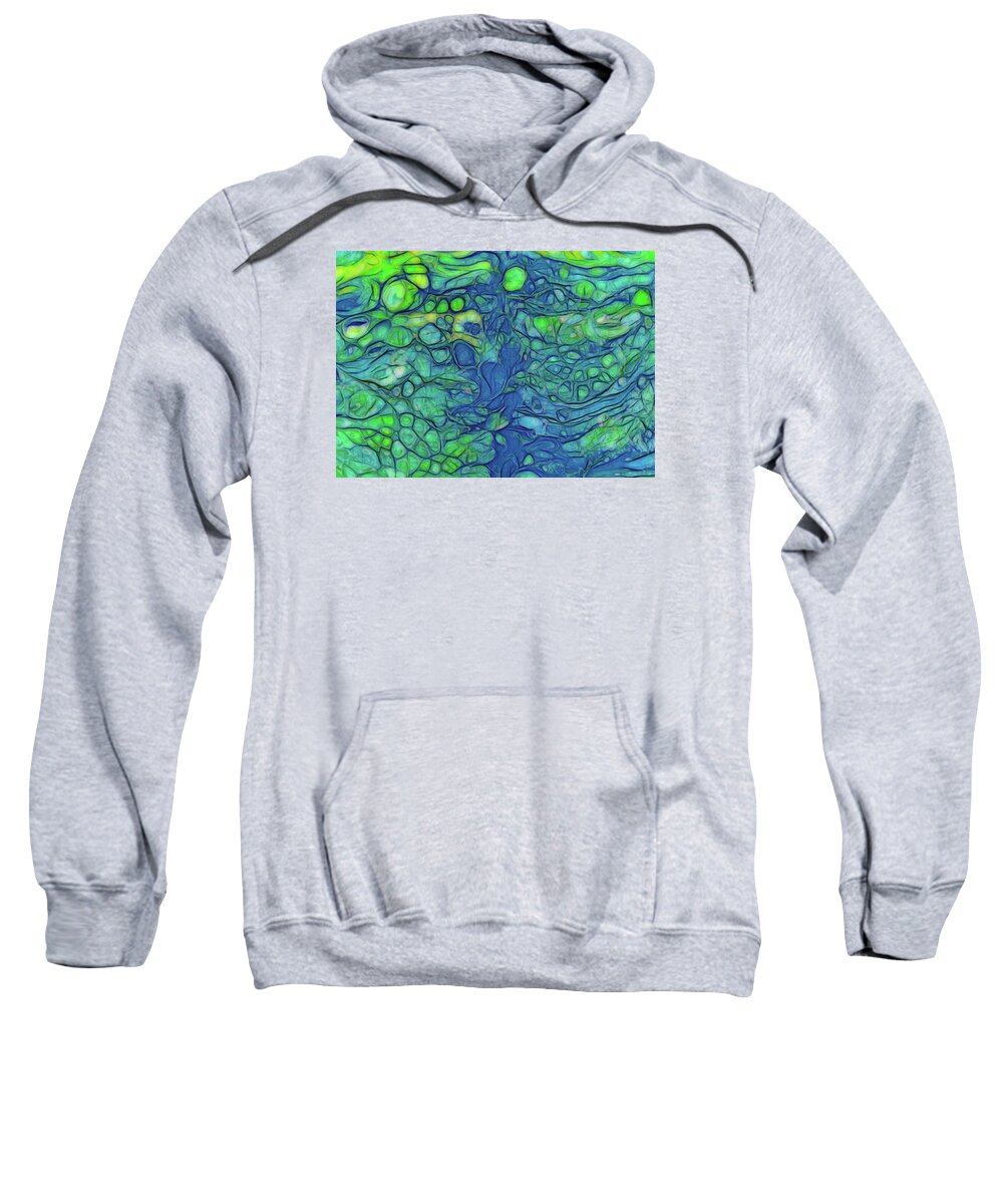 Acrylic Sweatshirt featuring the painting Just Another Fantasy by Lorraine Baum