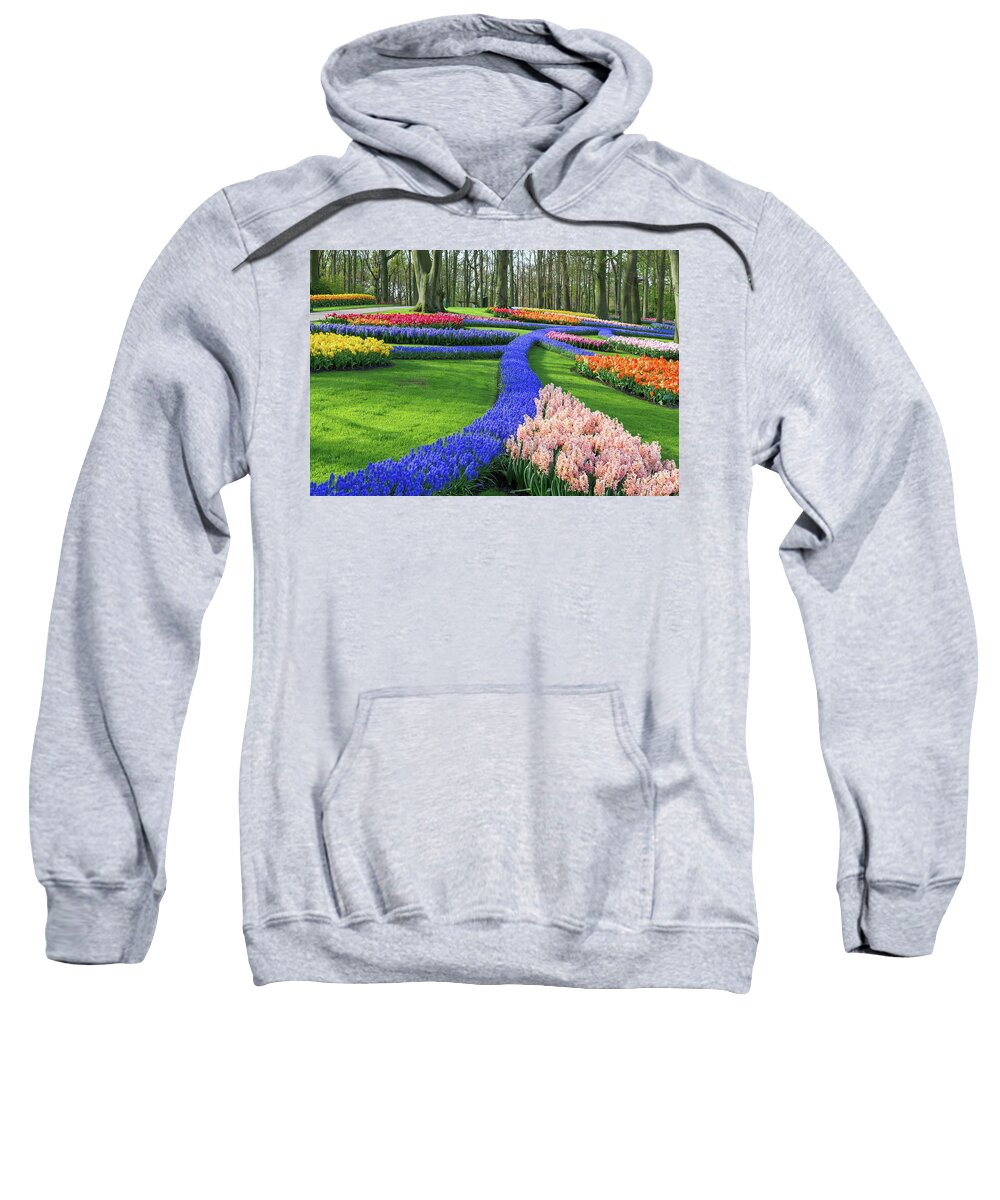 Europe Sweatshirt featuring the photograph Keukenhof Gardens II by Jim Miller