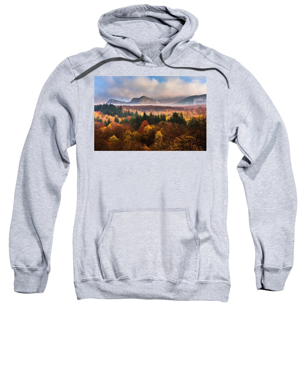 Balkan Mountains Sweatshirt featuring the photograph Land Of Illusion by Evgeni Dinev