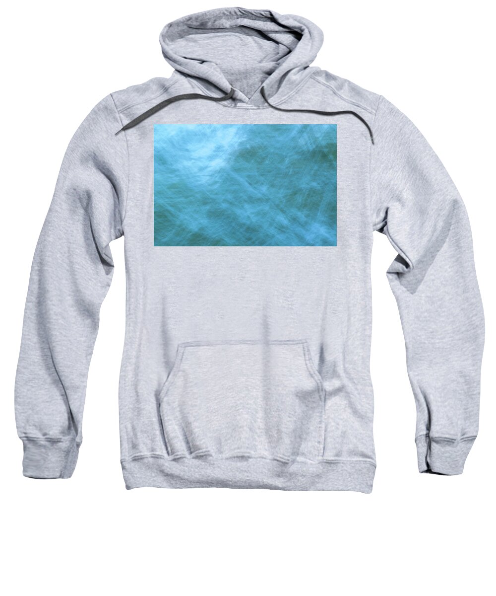 Abstract Sweatshirt featuring the photograph Landwater Abstractions II by Denise Dethlefsen