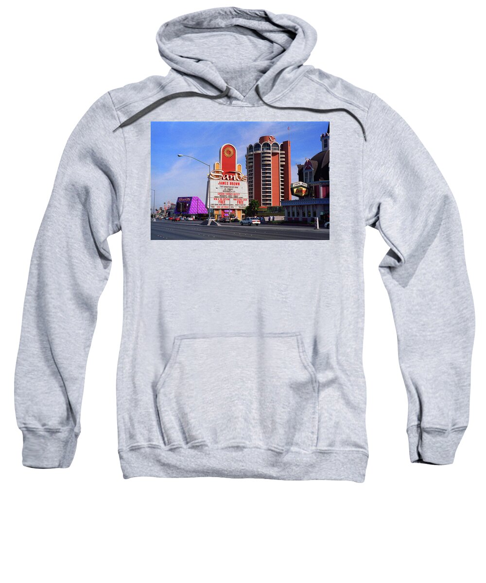 America Sweatshirt featuring the photograph Las Vegas 1994 #1 by Frank Romeo