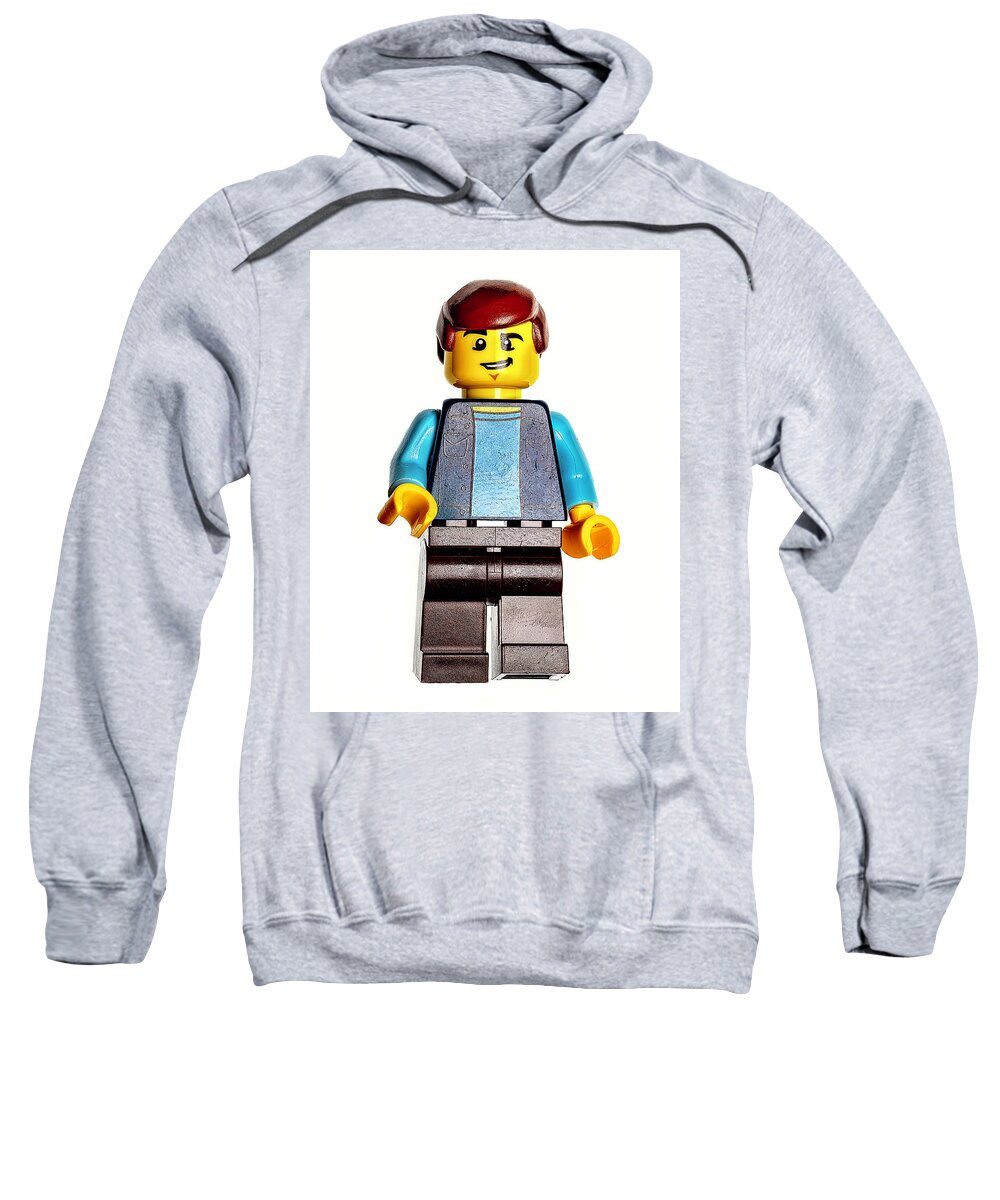  Sweatshirt featuring the photograph Lego People 2 by James Sage