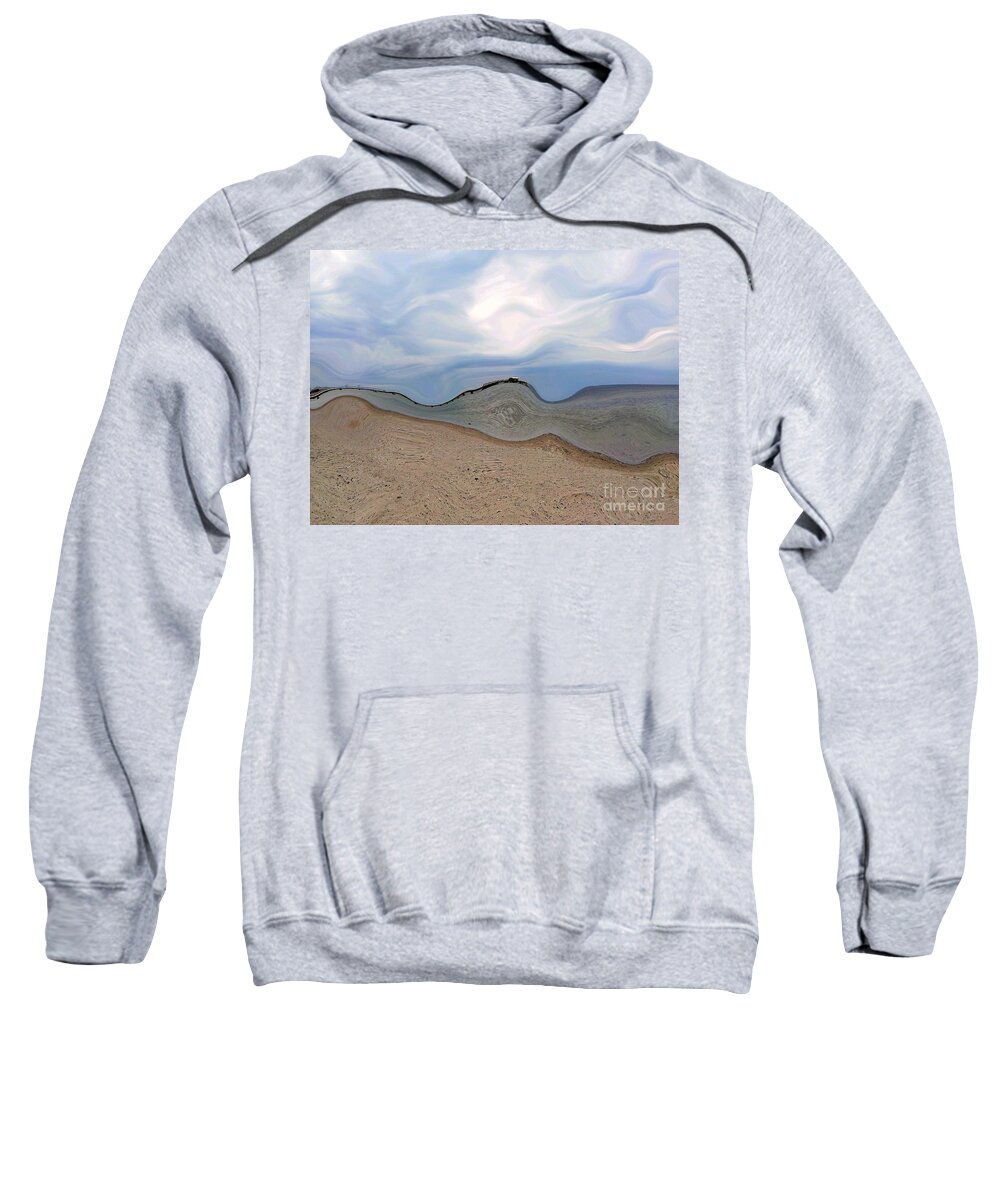 Sea Sweatshirt featuring the photograph Listening to the Bounce by Alexandra Vusir