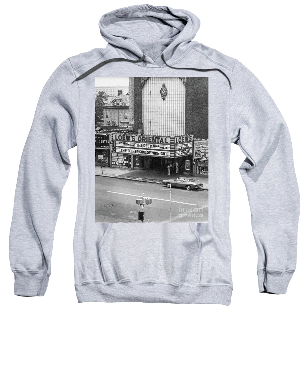 New York City Sweatshirt featuring the photograph Loew's Oriental by John Greco