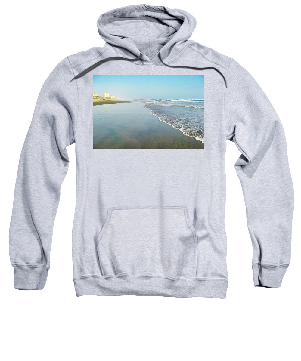 Low Tide Sweatshirt featuring the photograph Low Tide in Acapulco by Tatiana Travelways