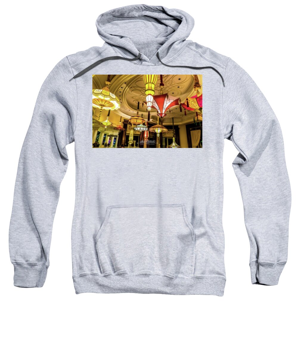 Lights Sweatshirt featuring the photograph Luminaires by Fineart Paintings