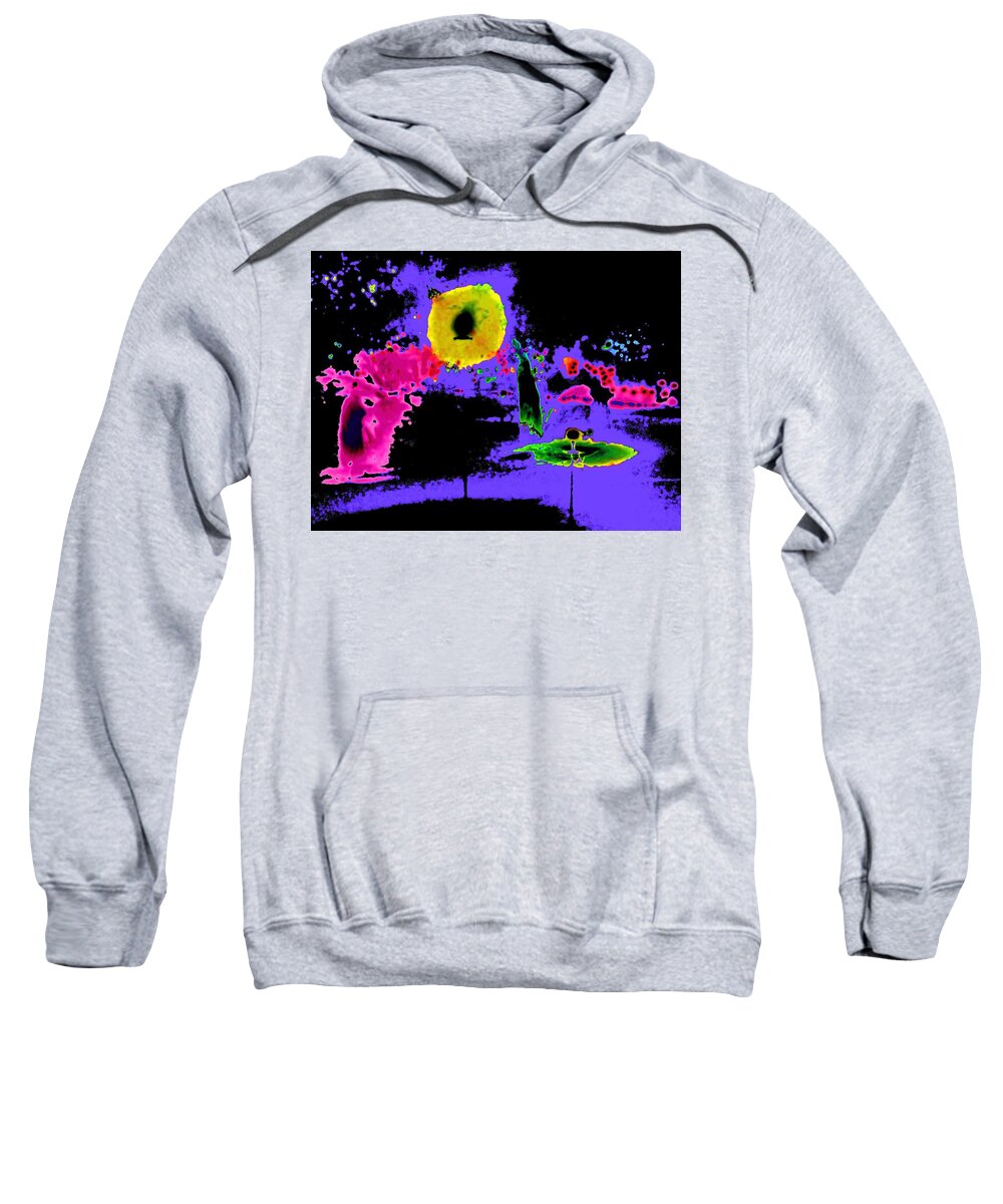 Abstract Sweatshirt featuring the digital art Matta Homage by T Oliver