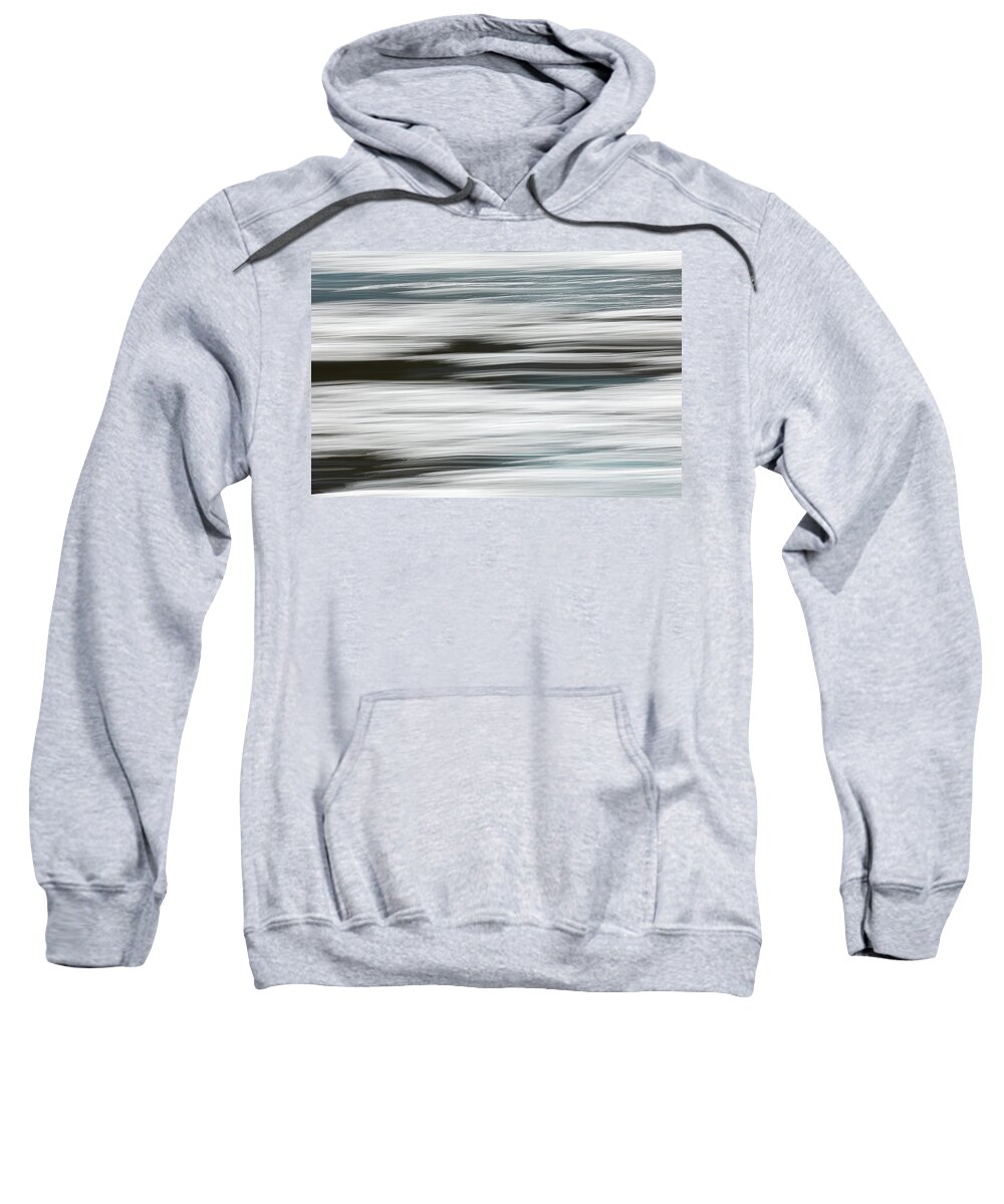 Merrimac Sweatshirt featuring the photograph Merrimac River Ice by Catherine Grassello