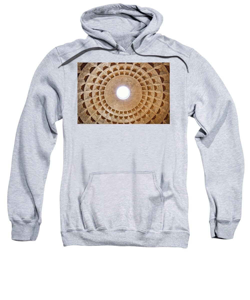 Pantheon Sweatshirt featuring the photograph Monumental Dome Of The Pantheon by Artur Bogacki
