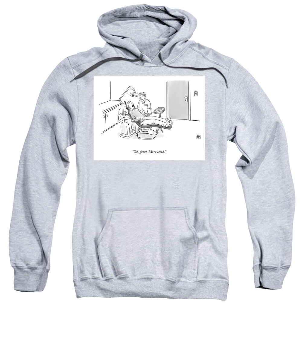 oh Sweatshirt featuring the drawing More Teeth by Pia Guerra and Ian Boothby