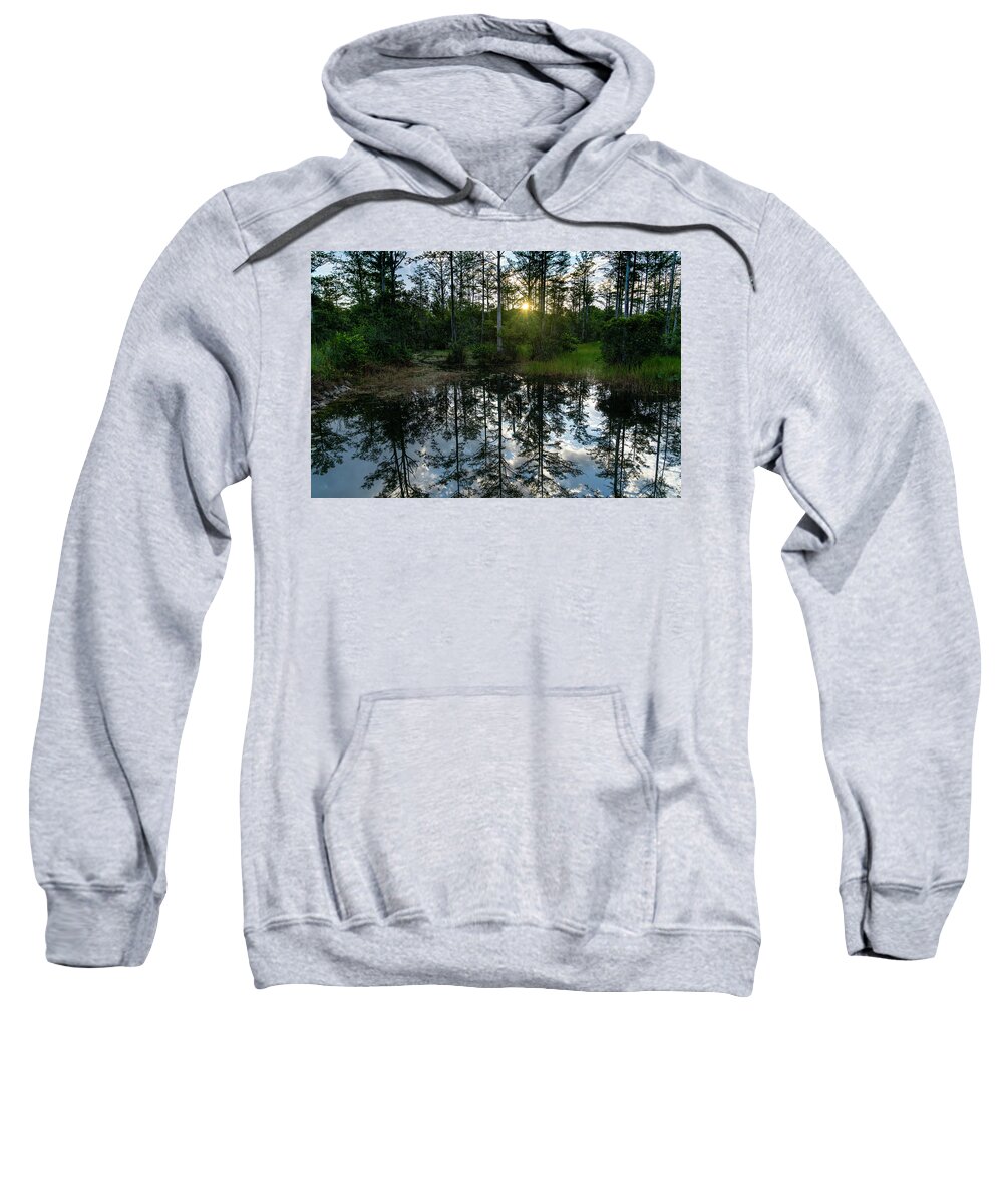 Riverbend Park Sweatshirt featuring the photograph Morning Mirror by Todd Tucker