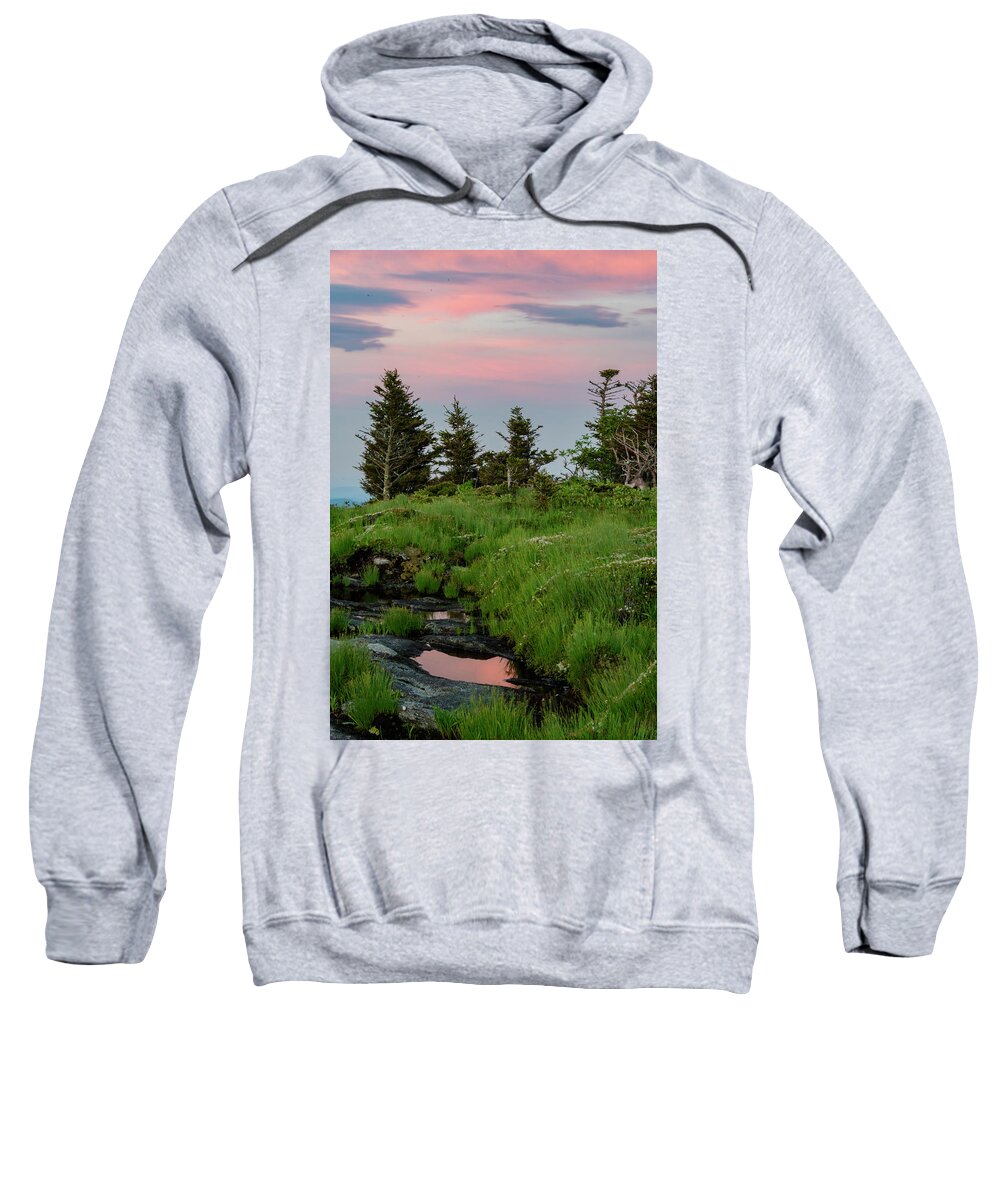 Blue Ridge Mountains Sweatshirt featuring the photograph Mountain Top Sunrise by Melissa Southern
