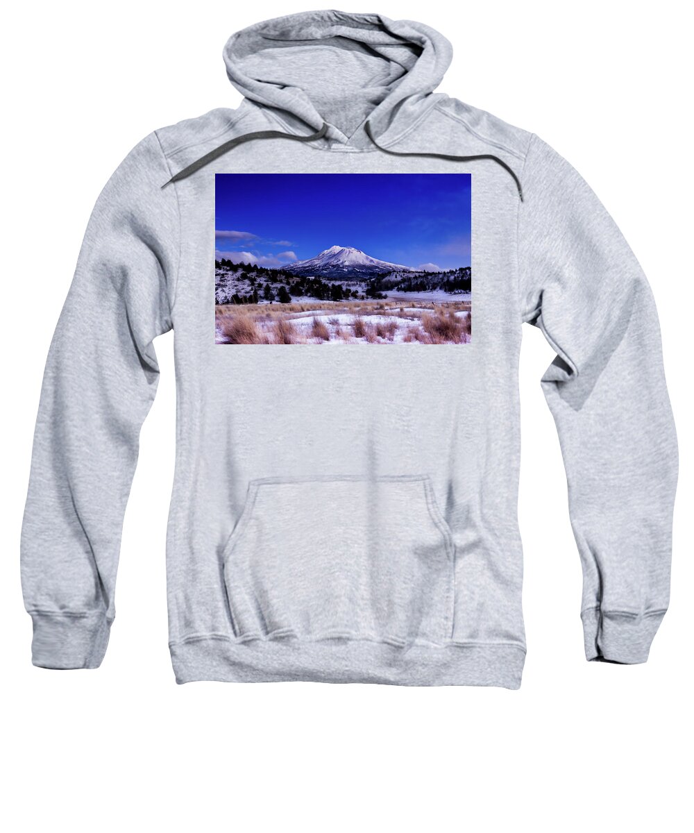 Mountain Sweatshirt featuring the photograph Mt. Shasta by Ryan Workman Photography