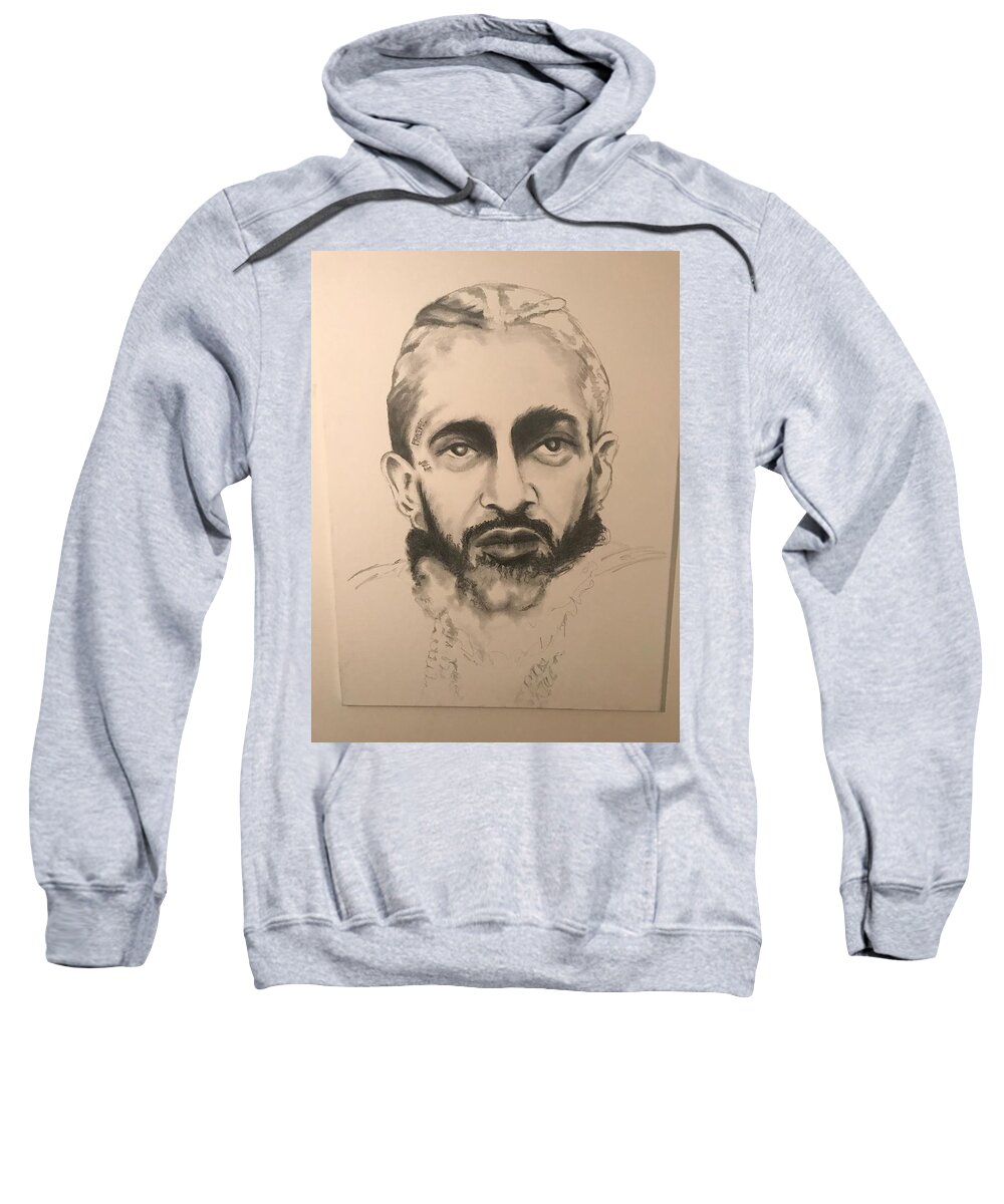  Sweatshirt featuring the drawing NIP by Angie ONeal