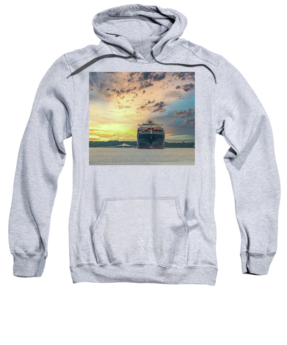 Huguenot Sweatshirt featuring the photograph Northern Magnitude by Todd Tucker