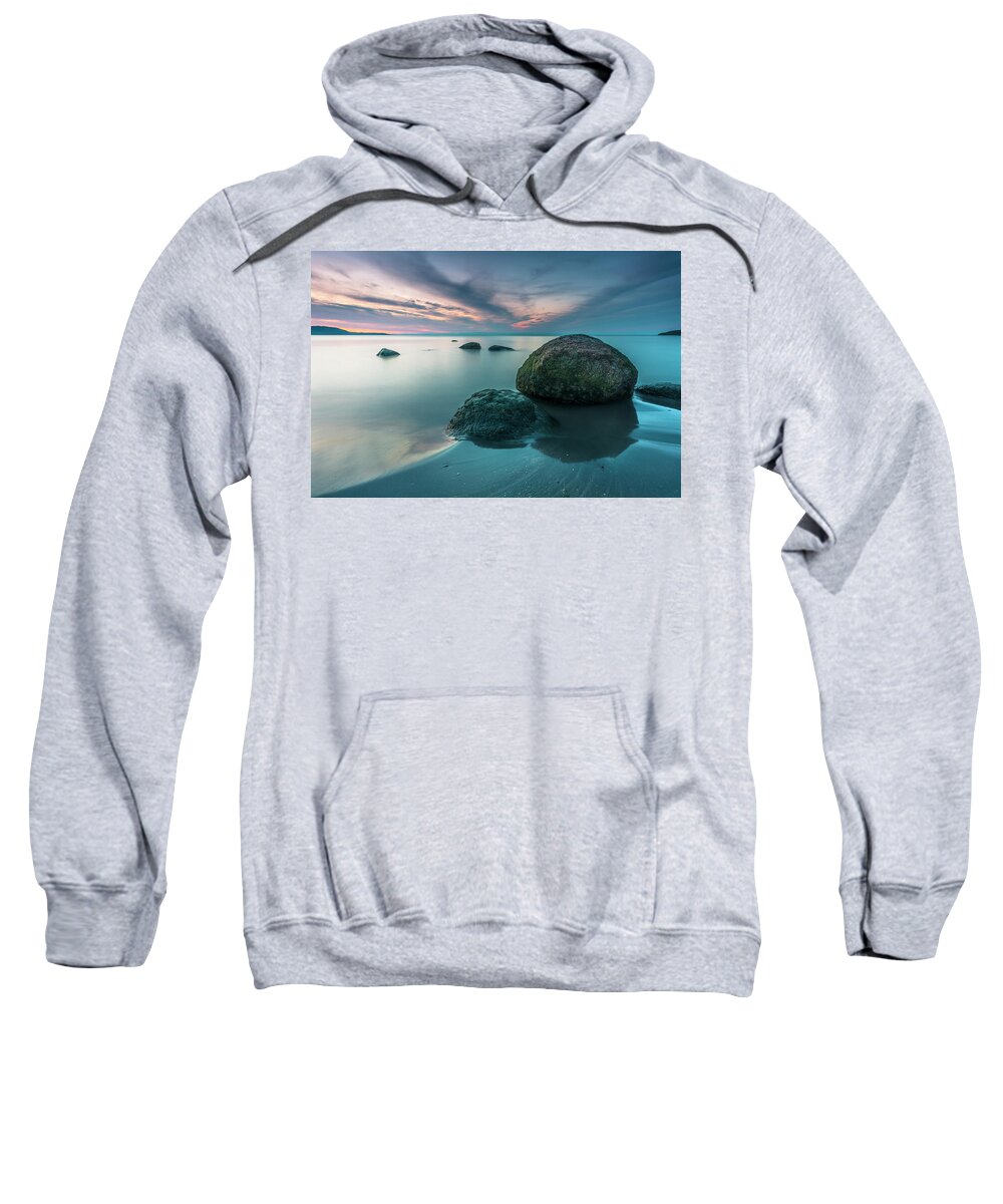 Dusk Sweatshirt featuring the photograph Observers by Evgeni Dinev