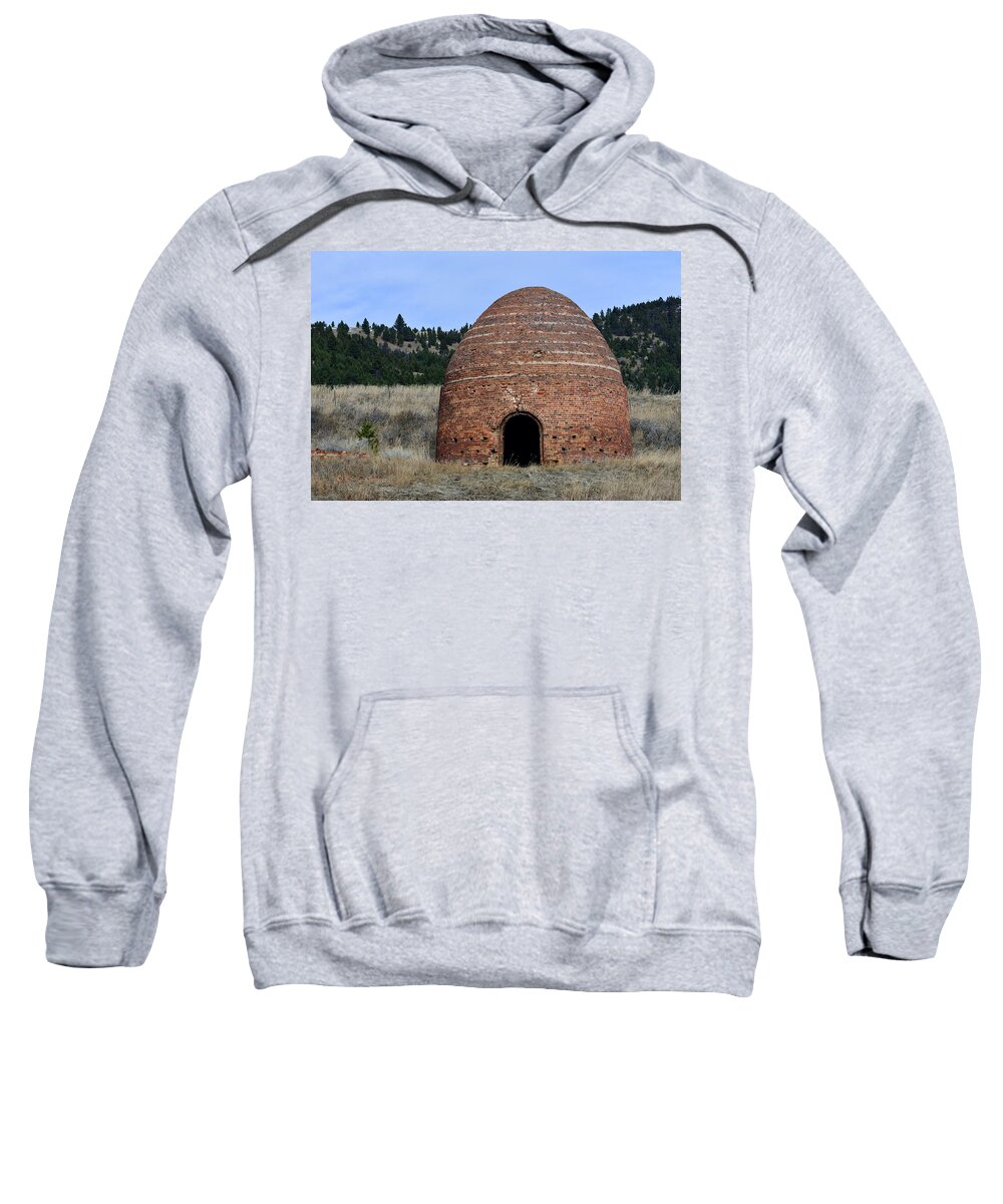 Furnace Sweatshirt featuring the photograph Old Beehive Furnace by Kae Cheatham