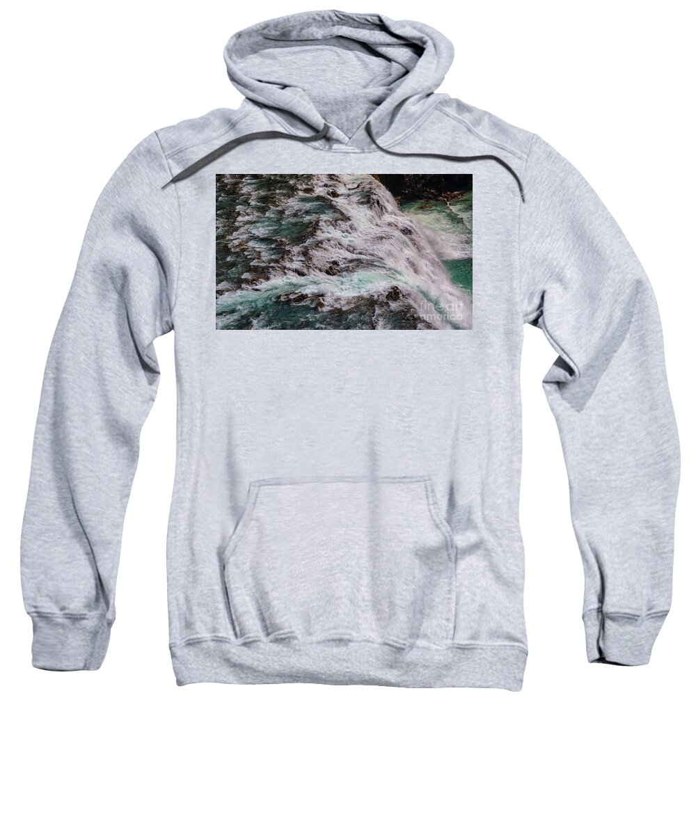 Waterfall Sweatshirt featuring the photograph Over the Falls by Seth Betterly