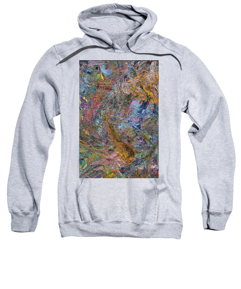 Abstract Sweatshirt featuring the painting Paint Number 26 by James W Johnson