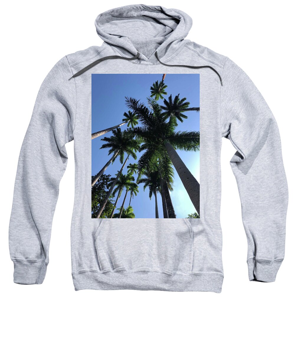 Rio De Janeiro Sweatshirt featuring the photograph Palm tree art by Bettina X