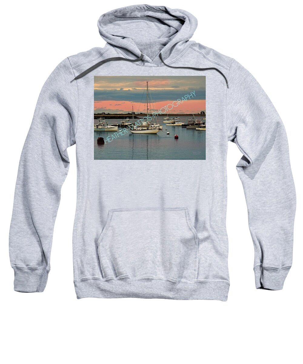 Plymouth Sweatshirt featuring the photograph Plymouth Harbor - Summertime by Heather M Photography