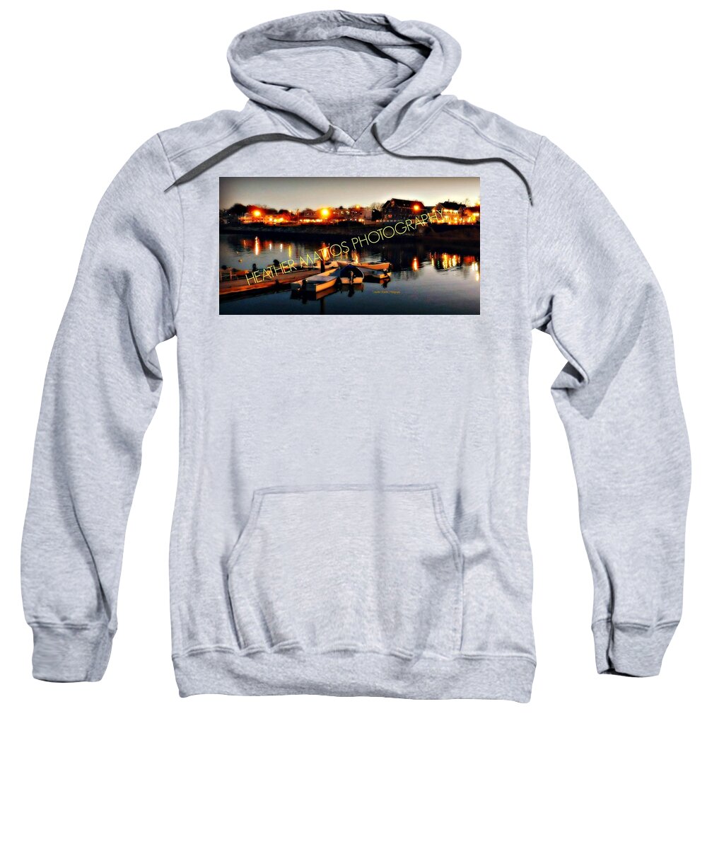 Plymouth Sweatshirt featuring the photograph Plymouth Harbor waterfront by Heather M Photography