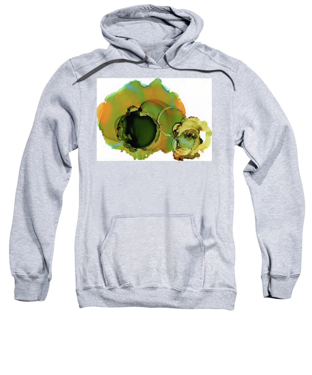 Puddle Sweatshirt featuring the painting Puddle by Christy Sawyer