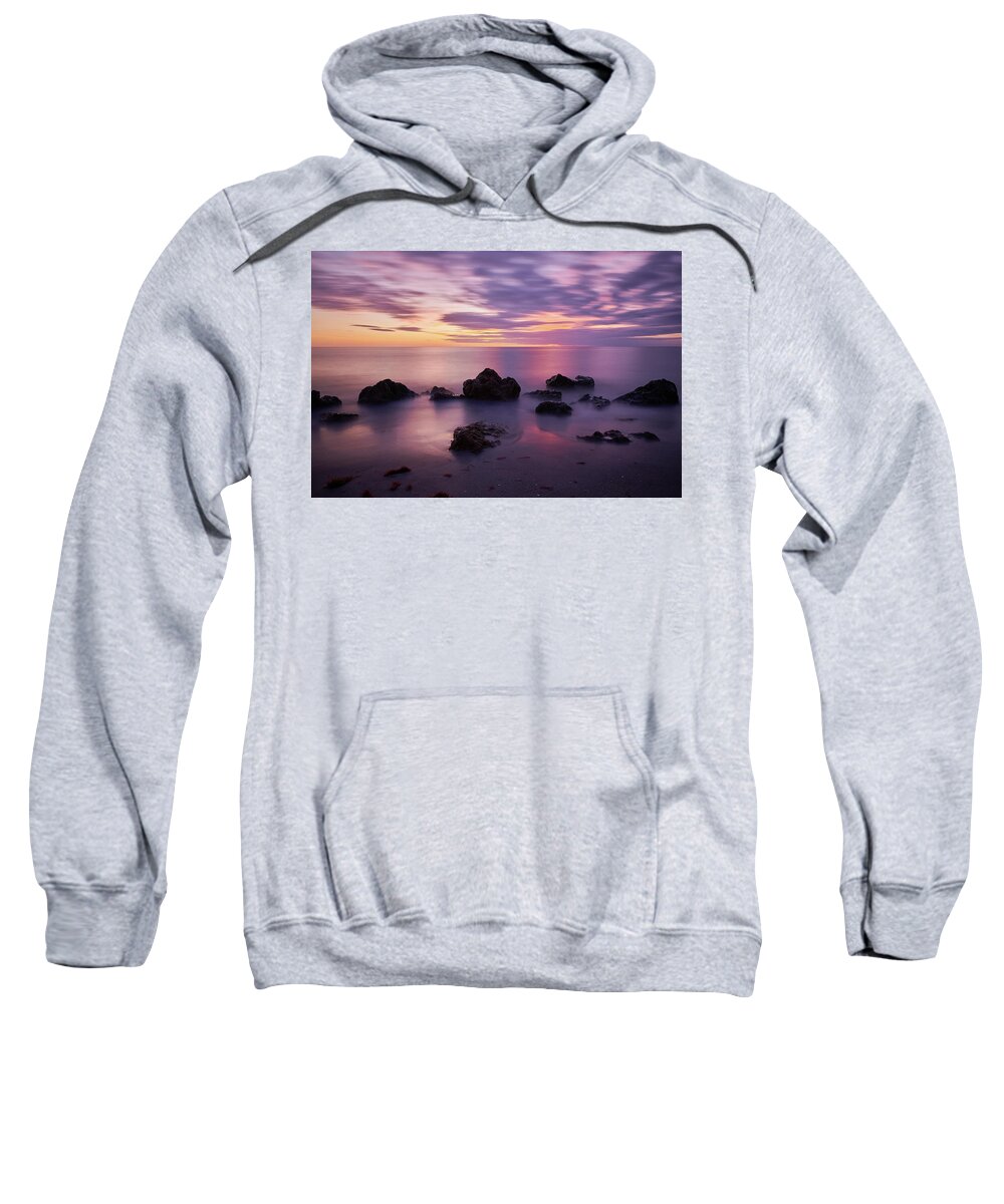 Florida Sweatshirt featuring the photograph Purple Fall Florida Sunset by Mark Rogers