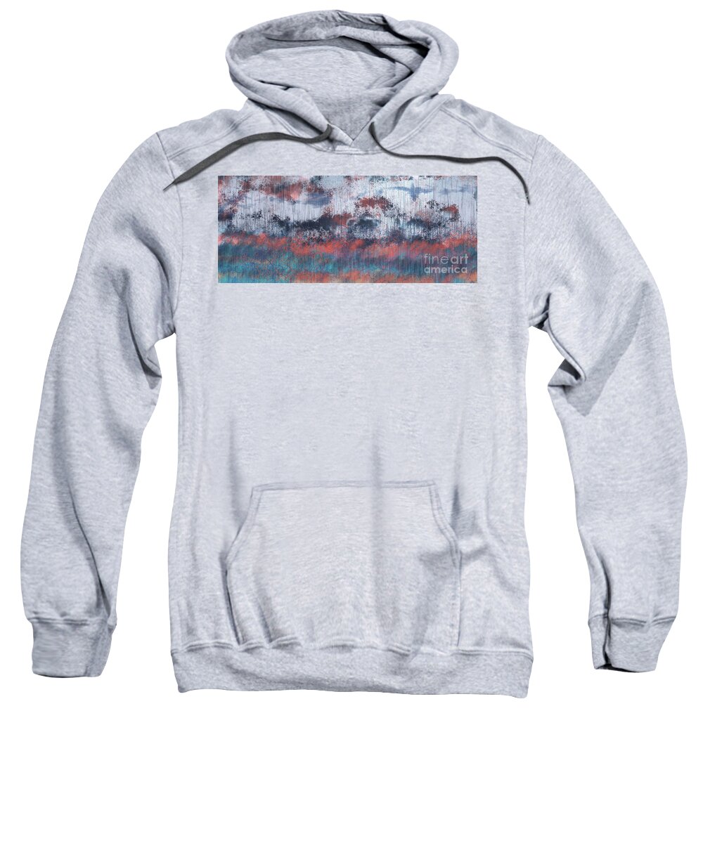 Storm Sweatshirt featuring the digital art Quenching Storms by Bentley Davis