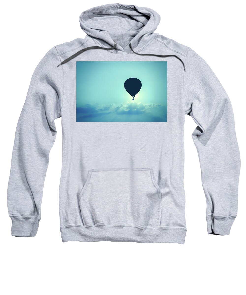 Hot Sweatshirt featuring the photograph Riding the Clouds by Todd Klassy