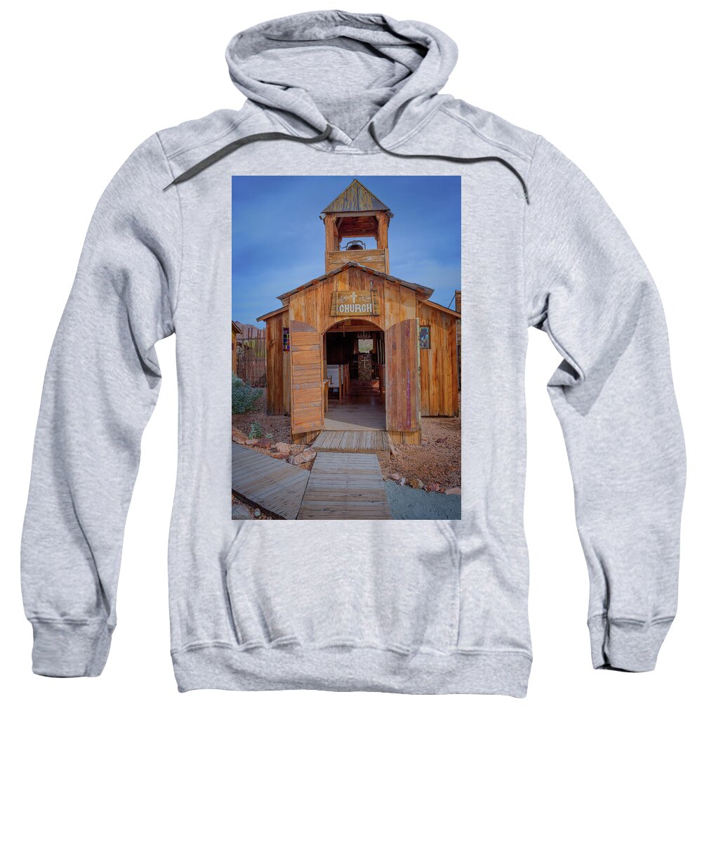 Castle Dome Mine Sweatshirt featuring the photograph Rugged Grace by Jack and Darnell Est