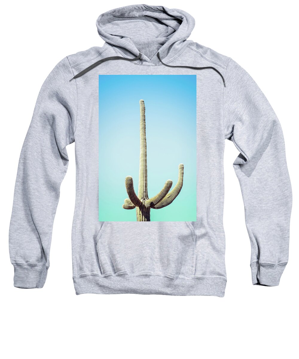 Atmospheric Sweatshirt featuring the photograph Saguaro #2 by Jennifer Wright