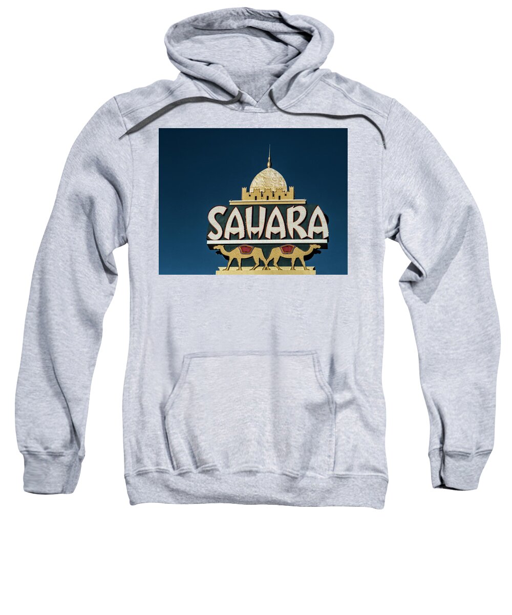 Film Sweatshirt featuring the photograph Sahara Hotel 35 mm Film 2005 by Matthew Bamberg