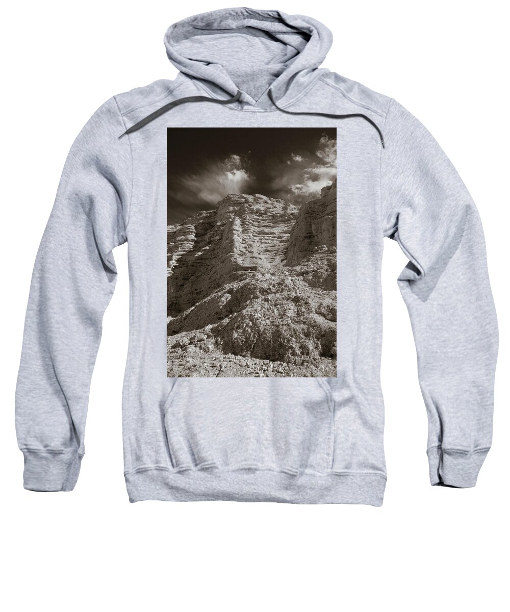 Lemitar Sweatshirt featuring the photograph San Lorenzo Canyon by Maresa Pryor-Luzier
