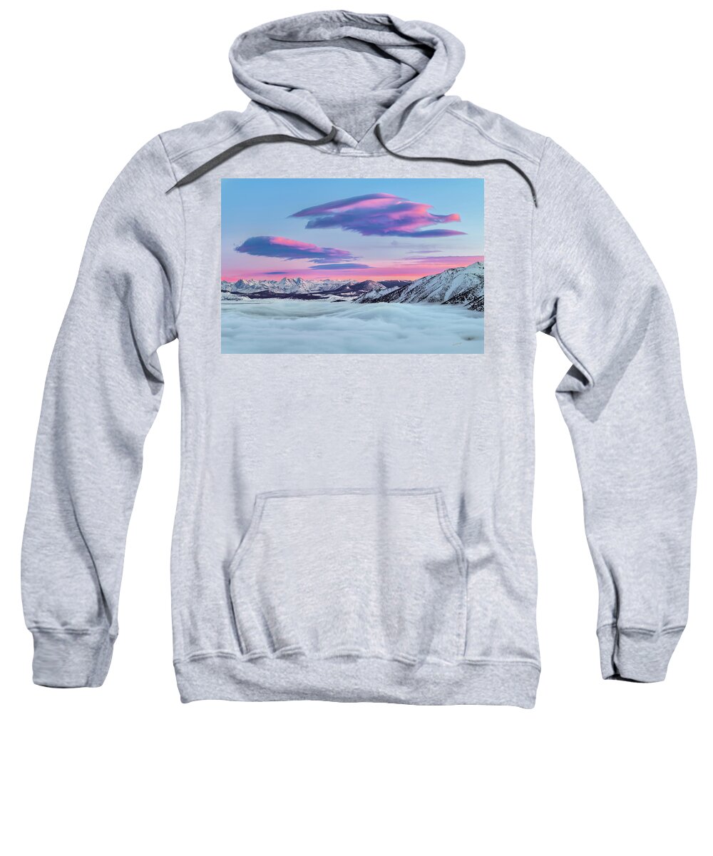 Fog Sweatshirt featuring the photograph Sea of Fog by Dan McGeorge