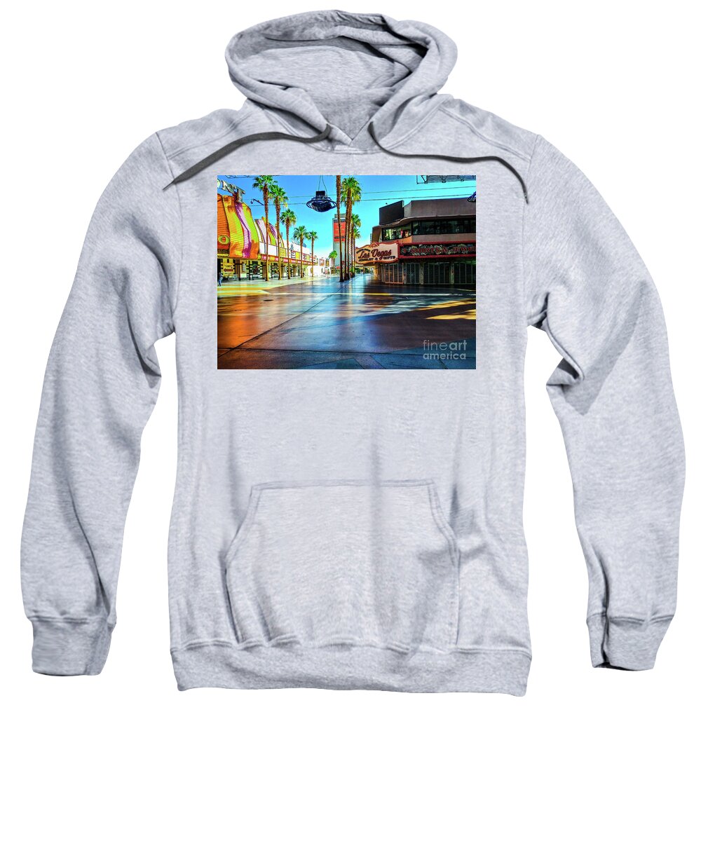  Sweatshirt featuring the photograph Send a Postcard by Rodney Lee Williams