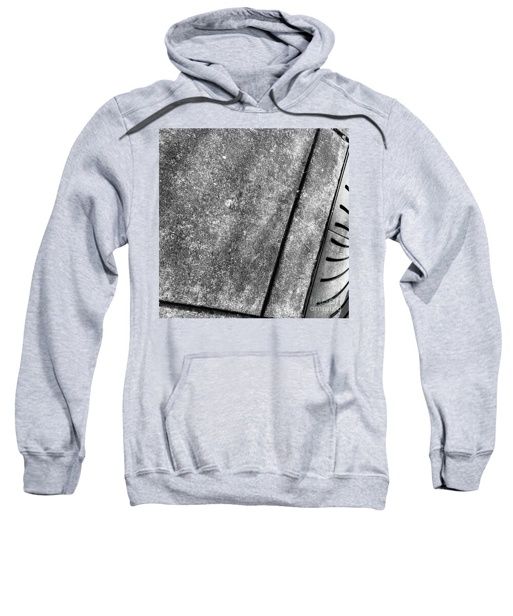 Abstract Sweatshirt featuring the photograph Sidewalk in the Dead Zone by Chriss Pagani