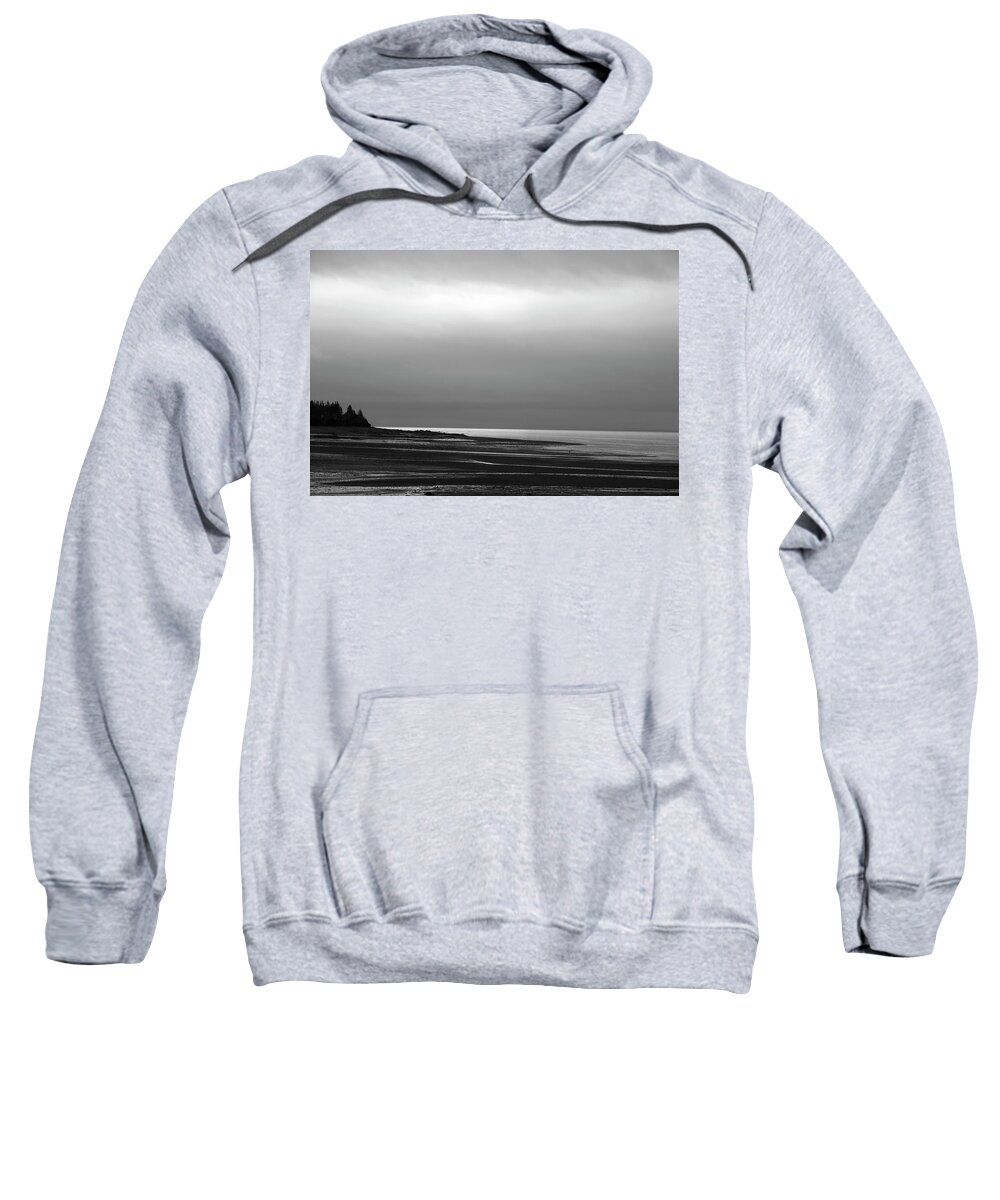Lighthouse Sweatshirt featuring the photograph Silver Threads by Alan Norsworthy