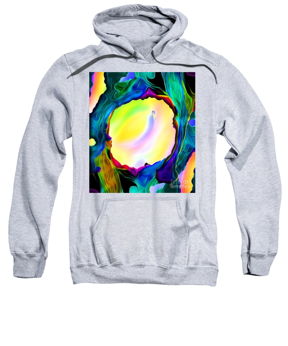 Soul Dimensions Sweatshirt featuring the digital art Soul Dimensions 13 by Aldane Wynter
