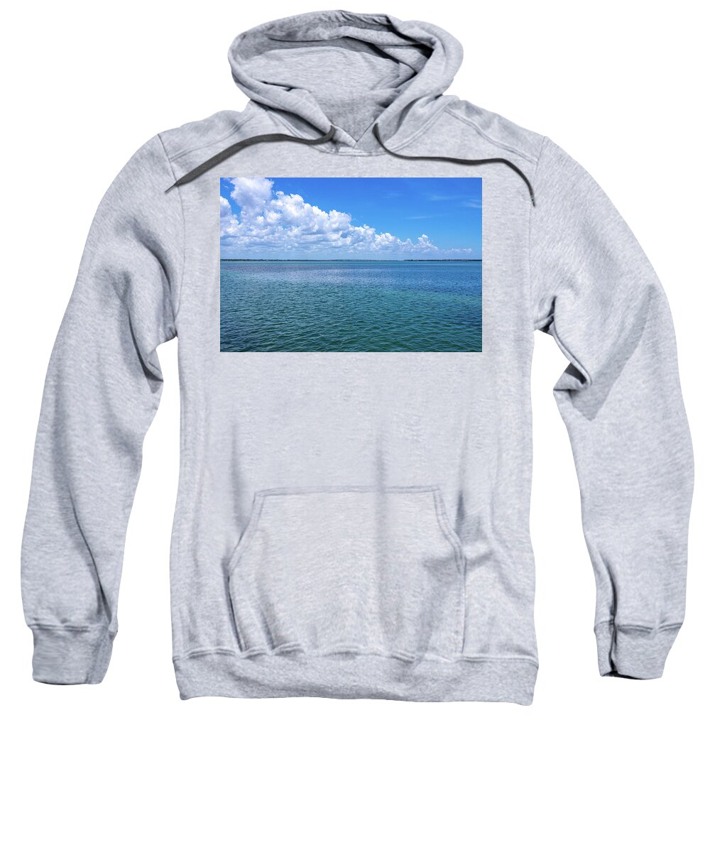 Hutchinson Island Sweatshirt featuring the photograph South Hutchinson Island Waterway by Blair Damson