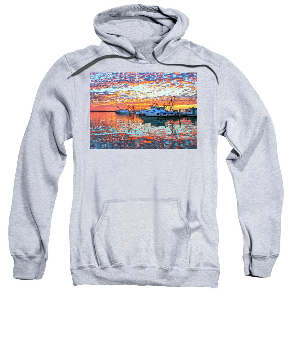 Sunrise Sweatshirt featuring the photograph Speckled Sunrise by Ty Husak