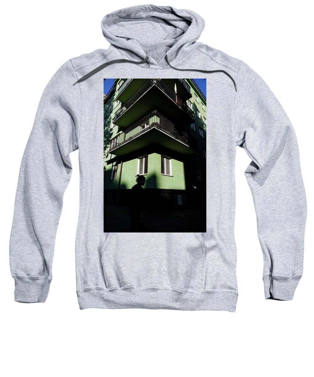 Architecture Sweatshirt featuring the photograph Stockholm facade by Alexander Farnsworth