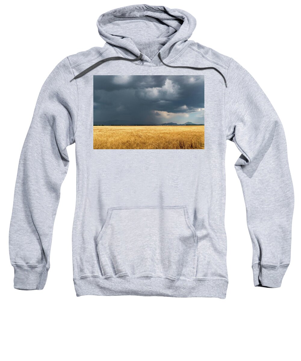 Barley Sweatshirt featuring the photograph Storm Brewing by Rob Hemphill