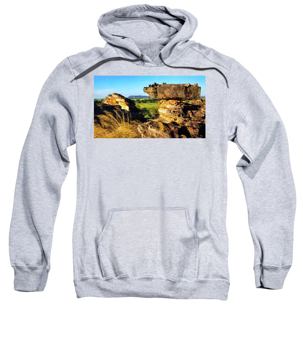 Raw And Untouched Northern Territory Series By Lexa Harpell Sweatshirt featuring the photograph Sunset over Ubirr - Kakadu National Park by Lexa Harpell