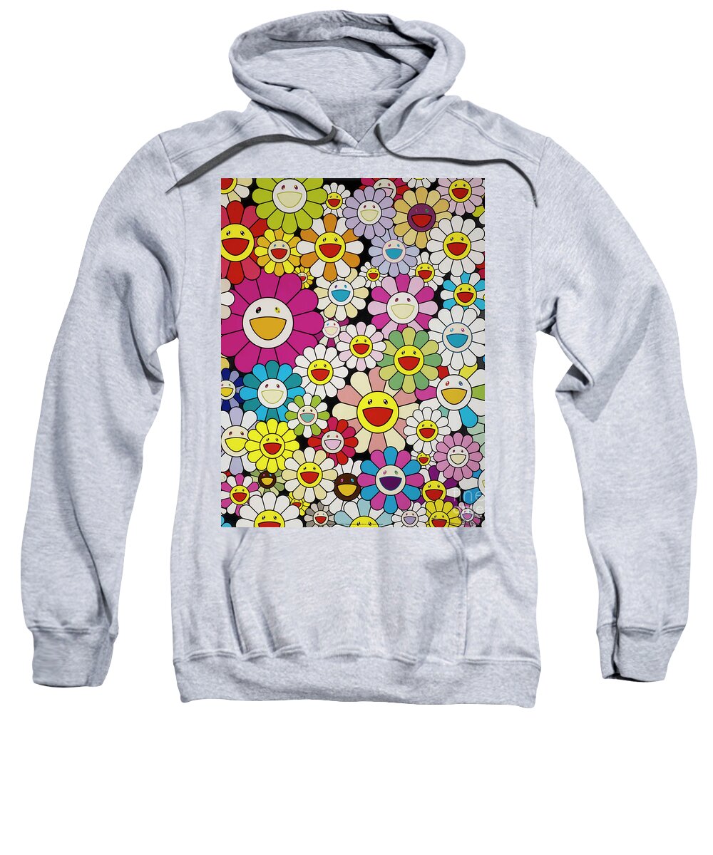 Takashi Murakami Flowers Happy Smile Flower posters Sweatshirt