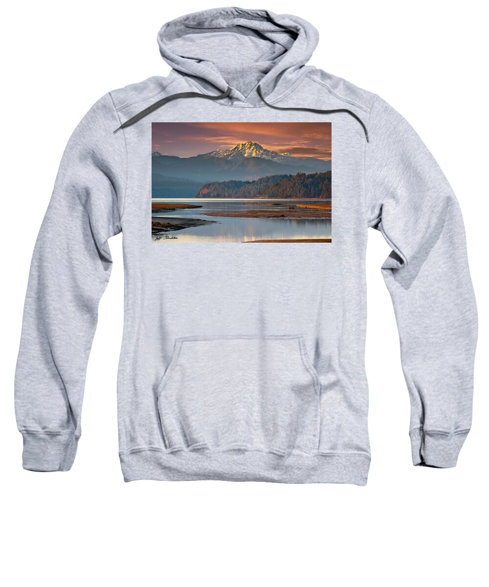 Bay Sweatshirt featuring the photograph The Brothers from Hood Canal by Jeff Goulden