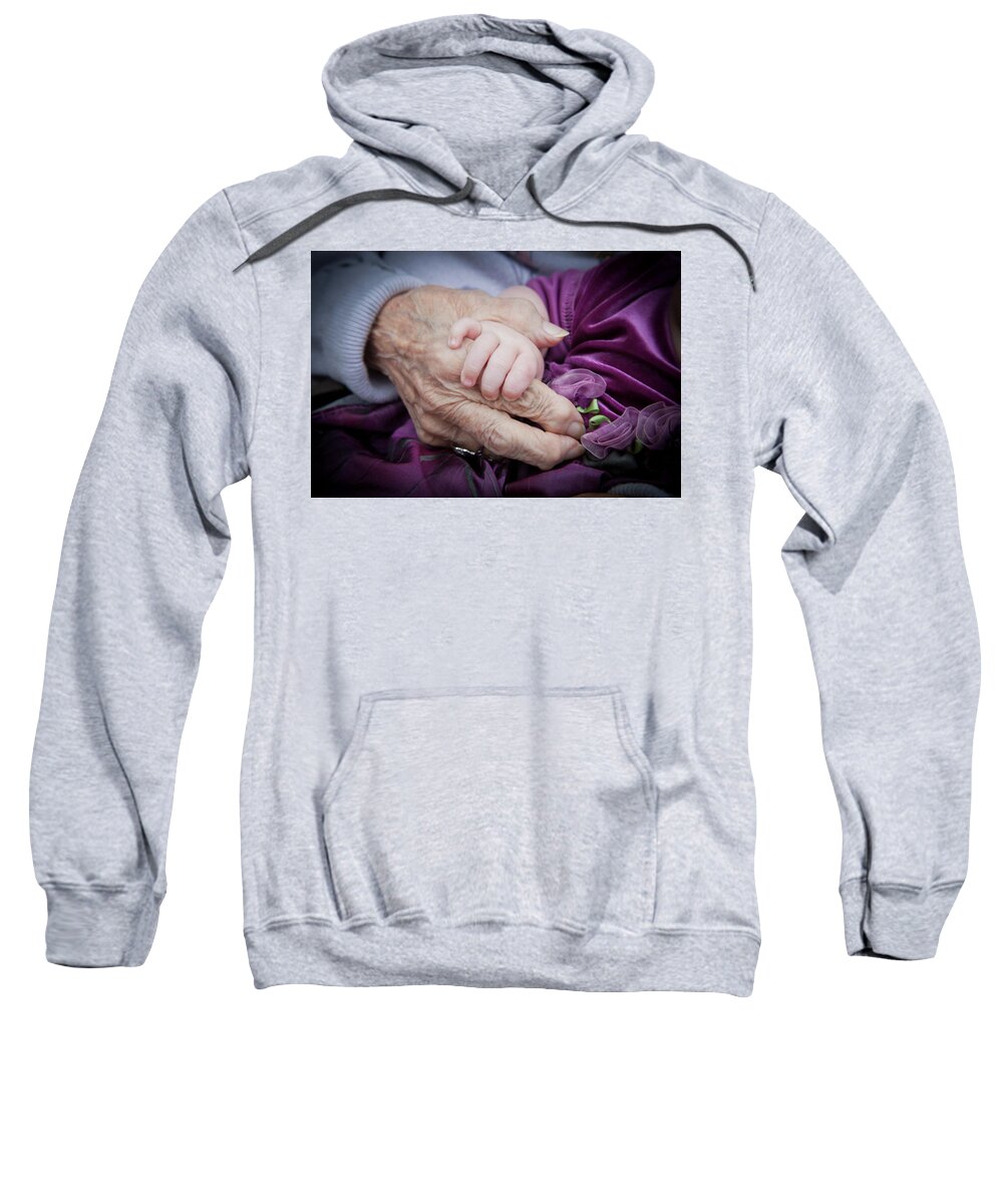 Hands Sweatshirt featuring the photograph The Circle of Life by Monroe Payne